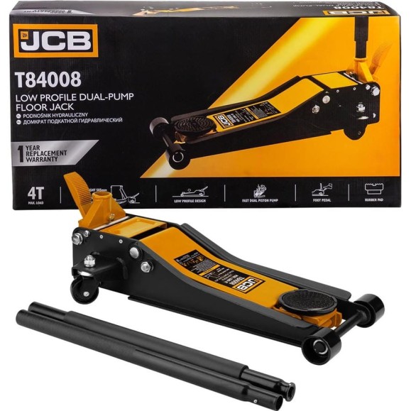 Домкрат подкатной гидравлический JCB 4т JCB-T84008(62994) Домкрат подкатной гидравлический JCB 4т JCB-T84008(62994)