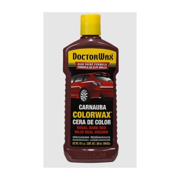 Цветной полироль с полифлоном DoctorWax Темно-красный DW8425s Цветной полироль с полифлоном DoctorWax Темно-красный DW8425s