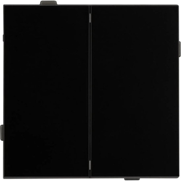 Механизм выключателя двухклавишный проходной Arlight SWT-TENDO-MKP2-PL-BK 1шт 054067