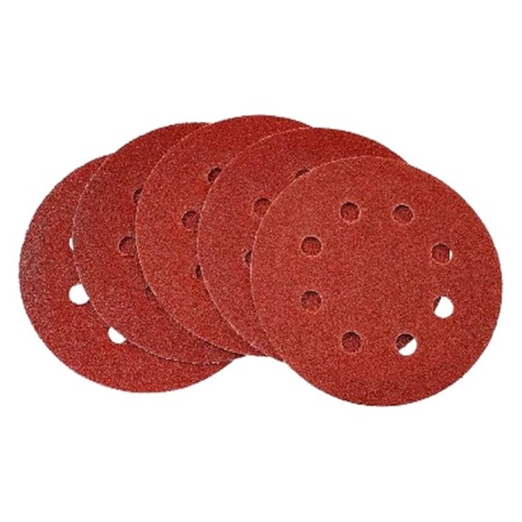 Шлифовальный круг на липучке перфорированный HEADROCK 125 мм, Р36, 100 шт 510-010-125036 Шлифовальный круг на липучке перфорированный HEADROCK 125 мм, Р36, 100 шт 510-010-125036