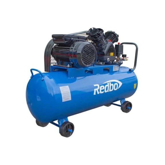Компрессор масляный ременной Redbo ACO-100/2400B (2.4кВт, 380л/мин, 100л, 3 цилиндра, ремень) 39785 Компрессор масляный ременной Redbo ACO-100/2400B (2.4кВт, 380л/мин, 100л, 3 цилиндра, ремень) 39785