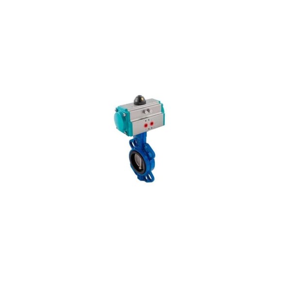 Затвор дисковый NEWKEY межфланцевый чугунный, DN80 (3), с односторонним пневмоприводом AT63S NK-DZi80*AT63S Затвор дисковый NEWKEY межфланцевый чугунный, DN80 (3), с односторонним пневмоприводом AT63S NK-DZi80*AT63S