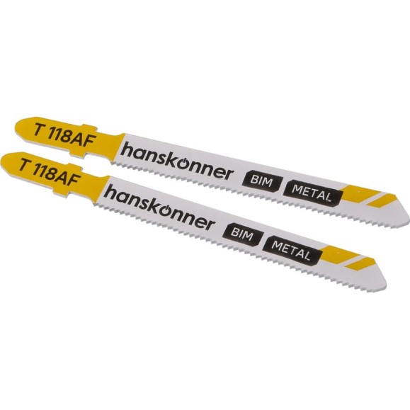 Пилки по металлу 2 шт для лобзика Hanskonner H02-118AF Пилки по металлу 2 шт для лобзика Hanskonner H02-118AF