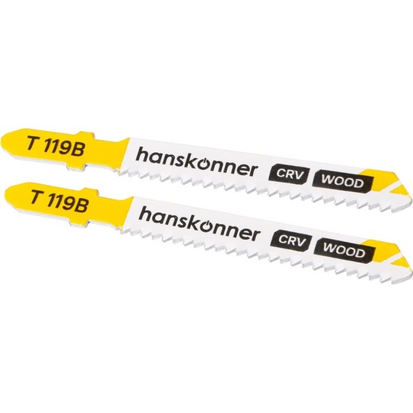 Пилки для лобзика Hanskonner H02-119B Пилки для лобзика Hanskonner H02-119B