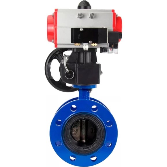 Затвор дисковый GGG40-304-EPDM-2W-F-H Ду200 Ру16 пневмопривод DA-140, пневмораспределитель 220VAC, ручной дублёр HDM-4 DN.ru D050-56337 Затвор дисковый GGG40-304-EPDM-2W-F-H Ду200 Ру16 пневмопривод DA-140, пневмораспределитель 220VAC, ручной дублёр HDM-4 DN.ru D050-56337