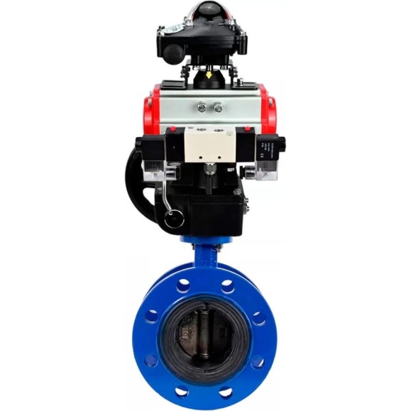 Затвор дисковый GGG40-304-EPDM-2W-F-H Ду200 Ру16, пневмопривод DA-140, пневмораспределитель (2EM) 220VAC, БКВ LSB-210, ручной дублёр HDM-4 DN.ru D050-56393 Затвор дисковый GGG40-304-EPDM-2W-F-H Ду200 Ру16, пневмопривод DA-140, пневмораспределитель (2EM) 220VAC, БКВ LSB-210, ручной дублёр HDM-4 DN.ru D050-56393