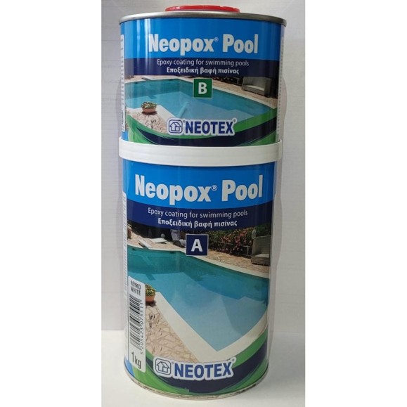Эпоксидная 2К краска для бассейнов NEOTEX NEOPOX POOL A+B 5кг, белая, Ral 9003 15851000 Эпоксидная 2К краска для бассейнов NEOTEX NEOPOX POOL A+B 5кг, белая, Ral 9003 15851000