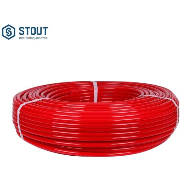 Труба из сшитого полиэтилена с кислородным слоем STOUT PEX-a 16х2,0 бухта 500 м красная SPX-0002-501620 Труба из сшитого полиэтилена с кислородным слоем STOUT PEX-a 16х2,0 бухта 500 м красная SPX-0002-501620