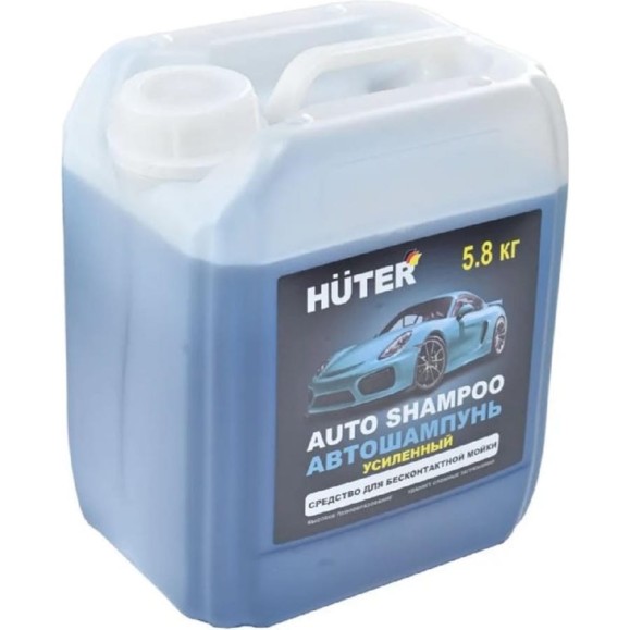Автошампунь для бесконтактной мойки усиленный концентрат Huter Super Power Foam 5,8 кг. 71/5/42