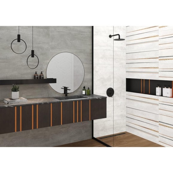 Плитка облицовочная Дакар / Dakar AlmaCeramica 300х900х8,5 1,35м2 (5 шт в уп) серый TWU3090DKR77R Плитка облицовочная Дакар / Dakar AlmaCeramica 300х900х8,5 1,35м2 (5 шт в уп) серый TWU3090DKR77R