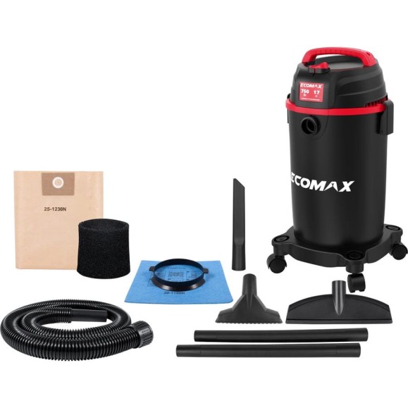 Пылесос из полипропилена 17Л ECOMAX EM19138P Пылесос из полипропилена 17Л ECOMAX EM19138P