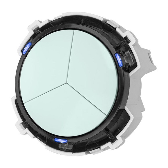 Выключатель TDM ELECTRIC 3-кл. 16а 250в проходной кнопочный механизм фисташковый, "байкал" SQ1819-0127