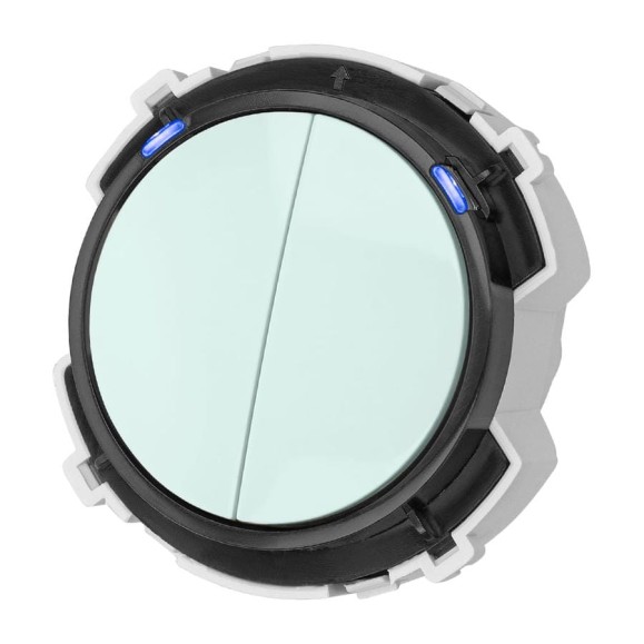 Выключатель TDM ELECTRIC 2-кл. 16а 250в проходной кнопочный механизм фисташковый, "байкал" SQ1819-0125