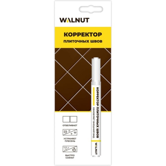 Корректор межплиточных швов, WALNUT 7 мл WLN0339 Корректор межплиточных швов, WALNUT 7 мл WLN0339