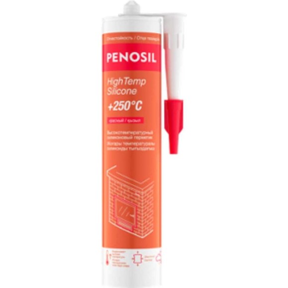 Герметик Penosil высокотемпературный красный 280 мл +250°C High Temp Sealant красный H0035Z Герметик Penosil высокотемпературный красный 280 мл +250°C High Temp Sealant красный H0035Z