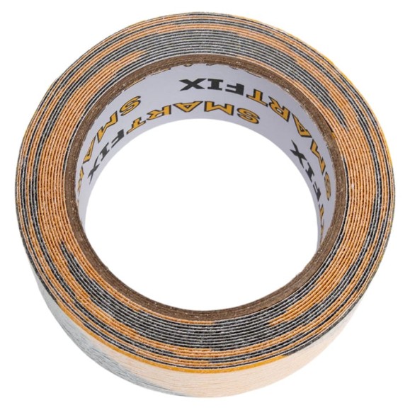 Лента клейкая противоскользящая Smart Fix SmartFix  ANTI-SLIP, 50 мм*5 м, чёрно-жёлтая 135607