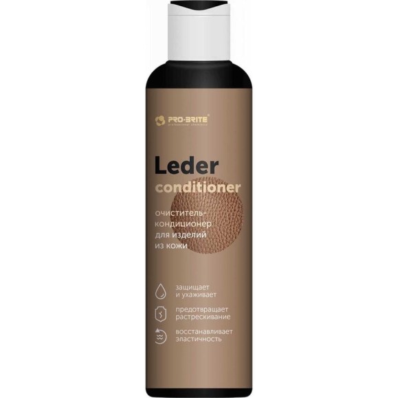 Очиститель кондиционер полироль для изделий из кожи Pro-Brite Leder 200 мл 1550-02 Очиститель кондиционер полироль для изделий из кожи Pro-Brite Leder 200 мл 1550-02