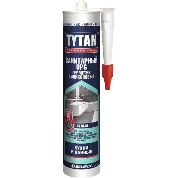 Санитарный силиконовый герметик Tytan PROFESSIONAL UPG белый, 280 мл 87584 229540