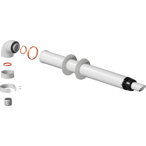 Комплект дымохода OKSELER АНТИЛЕД 60/100 - 1220мм (Baxi (кроме ECO Nova/Classic), Ariston, Vaillant, Viessma oks00052 Комплект дымохода OKSELER АНТИЛЕД 60/100 - 1220мм (Baxi (кроме ECO Nova/Classic), Ariston, Vaillant, Viessma oks00052