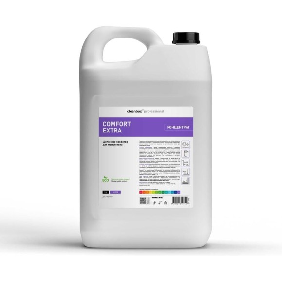 Средство для мытья пола щелочное COMFORT EXTRA (Комфорт Экстра) 5л CleanBox Professional 13065 Средство для мытья пола щелочное COMFORT EXTRA (Комфорт Экстра) 5л CleanBox Professional 13065