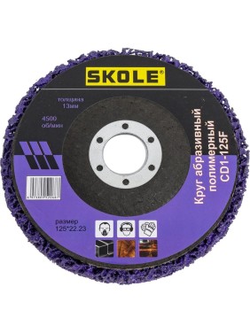 Коралловый диск SKOLE (CD1) 125мм, 22.23 (фиолетовый) 5шт CD1-125F Коралловый диск SKOLE (CD1) 125мм, 22.23 (фиолетовый) 5шт CD1-125F