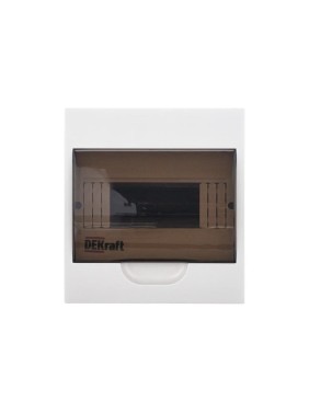 Корпус навесной модульный пластиковый DEKraft ЩРН-П-8, IP41, 20х18х10 31010DEK Корпус навесной модульный пластиковый DEKraft ЩРН-П-8, IP41, 20х18х10 31010DEK