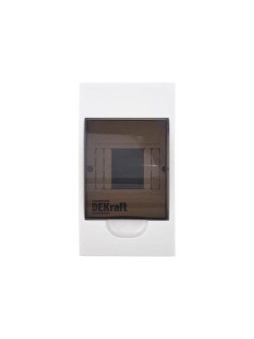 Корпус навесной пластиковый DEKraft ЩРН-П, 4мод., IP41 31008DEK Корпус навесной пластиковый DEKraft ЩРН-П, 4мод., IP41 31008DEK