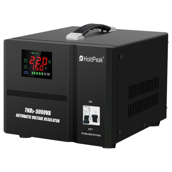 Однофазный стабилизатор напряжения HoldPeak TND5-5KVA (Standard) Однофазный стабилизатор напряжения HoldPeak TND5-5KVA (Standard)