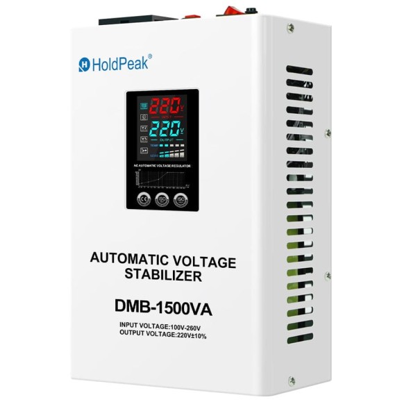 Однофазный стабилизатор напряжения HoldPeak DMB-1500VA