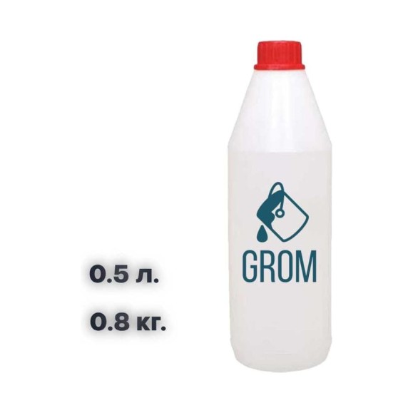 Жидкое стекло натриевое Grom ГОСТ 13078-2021, 0.8 кг 70883 Жидкое стекло натриевое Grom ГОСТ 13078-2021, 0.8 кг 70883