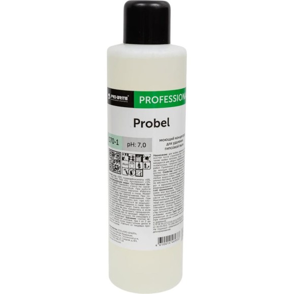 Моющий концентрат для удаления гипсовой пыли Pro-Brite PROBEL 1л 070-1 Моющий концентрат для удаления гипсовой пыли Pro-Brite PROBEL 1л 070-1