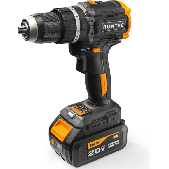 Дрель-шуруповерт ударная аккумуляторная RUNTEC PRO 13 мм, 20В, 2*4Ач, 100Нм RT-ID224 Дрель-шуруповерт ударная аккумуляторная RUNTEC PRO 13 мм, 20В, 2*4Ач, 100Нм RT-ID224