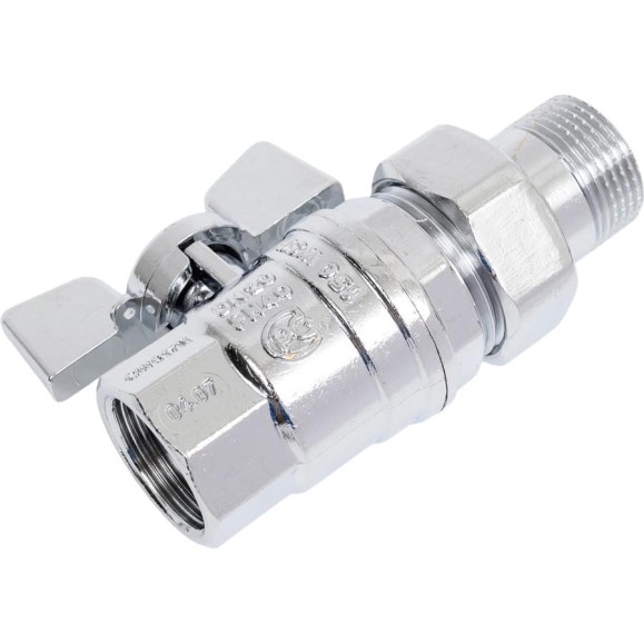 Шаровой кран Bugatti арт.322C G3/4" DN20 PN40 хром. 032206C Шаровой кран Bugatti арт.322C G3/4" DN20 PN40 хром. 032206C
