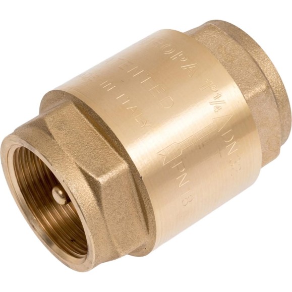 Обратный пружинный клапан STOUT Svc-0011-000032 1 1/4" муфтовый, с металлическим седлом RG008T8CLI9LTE Обратный пружинный клапан STOUT Svc-0011-000032 1 1/4" муфтовый, с металлическим седлом RG008T8CLI9LTE