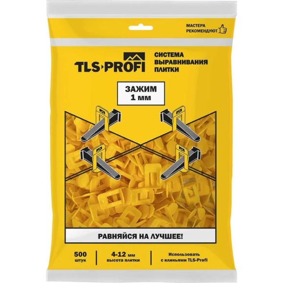 Зажим СВП (500 шт; 1 мм) TLS-Profi TLSZA112022 Зажим СВП (500 шт; 1 мм) TLS-Profi TLSZA112022