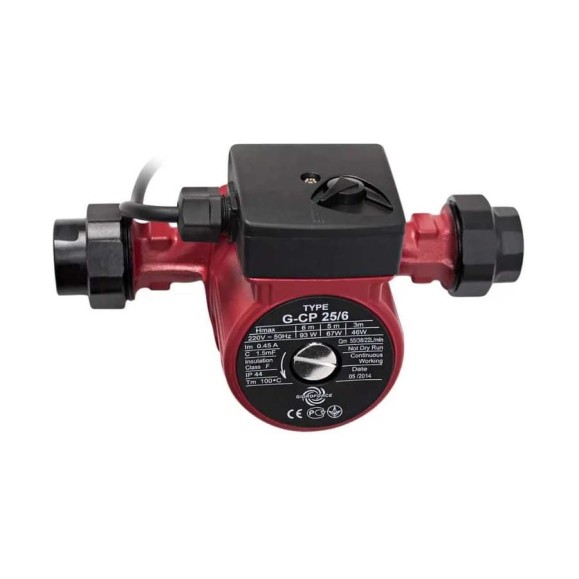 Насос циркуляционный GIDRO FORCE с гайками и кабелем CP25/6(130mm)