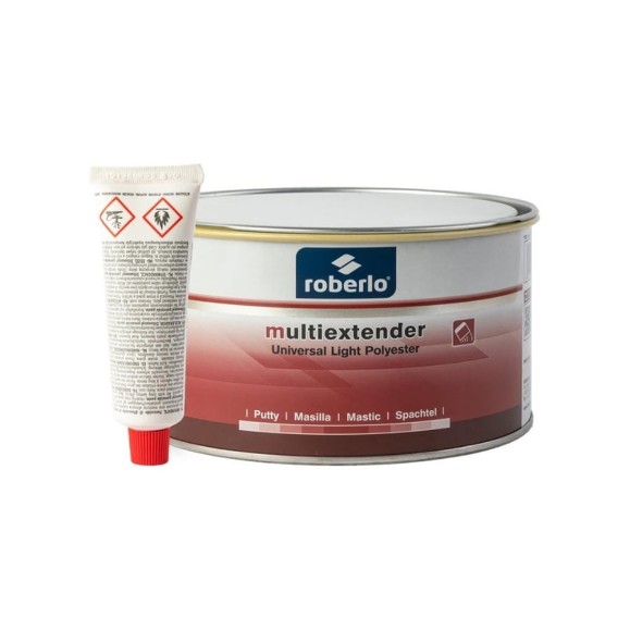 Шпатлевка ROBERLO 2K MULTIEXTENDER облегченная универсальная + отв /1,5L white 69791 Шпатлевка ROBERLO 2K MULTIEXTENDER облегченная универсальная + отв /1,5L white 69791