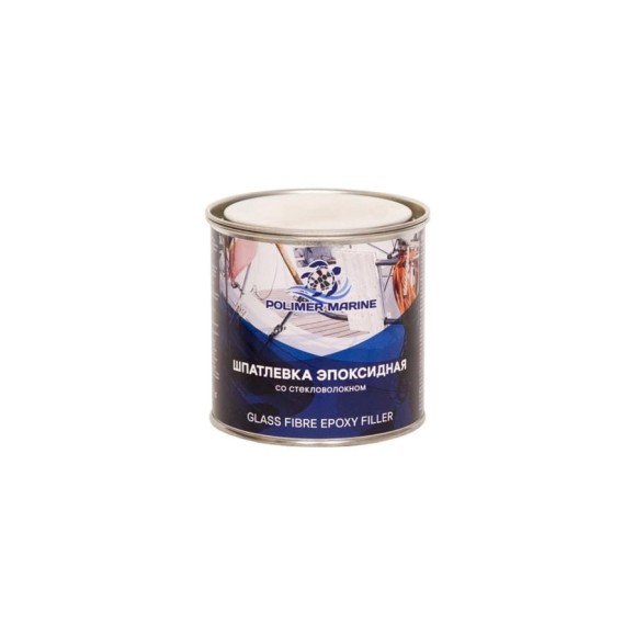 Шпатлевка эпоксидная POLIMER MARINE 2К со стекловолокном, комплект (20 кг + 4 кг) 20ШЭСв Шпатлевка эпоксидная POLIMER MARINE 2К со стекловолокном, комплект (20 кг + 4 кг) 20ШЭСв