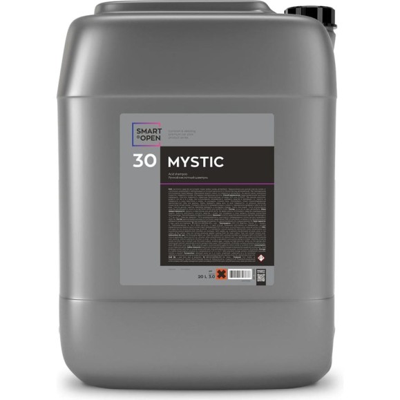 Автошампунь кислотный для ручной мойки автомобиля, шампунь для авто Mystic, 20 л Smart Open 153020