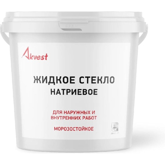 Жидкое стекло Akvest Натриевое, морозостойкое, для наружных и внутренних работ 3,5 кг 00045-2 Жидкое стекло Akvest Натриевое, морозостойкое, для наружных и внутренних работ 3,5 кг 00045-2