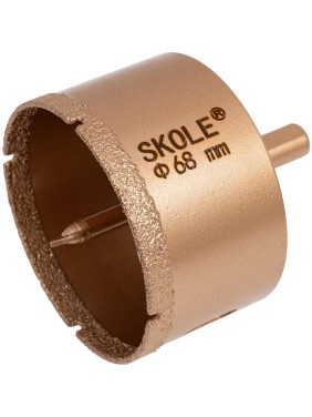 Коронка алмазная по керамограниту SKOLE 68мм K6 068077 Коронка алмазная по керамограниту SKOLE 68мм K6 068077
