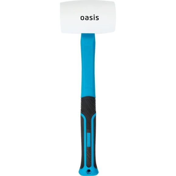 Киянка резиновая OASIS белая, с фибергласовой рукояткой 450 г 103010901005 Киянка резиновая OASIS белая, с фибергласовой рукояткой 450 г 103010901005