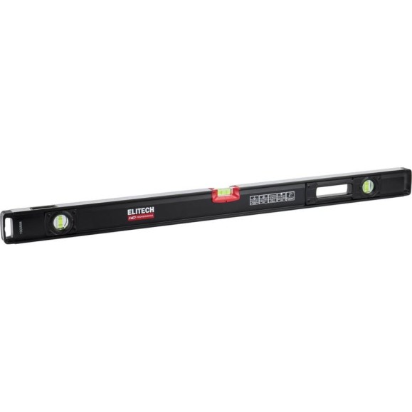 Уровень пузырьковый Elitech 100 см, 3 глазка 320304 HD 207201