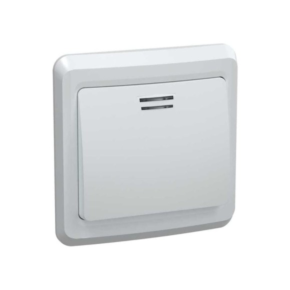 Выключатель GENERICA 1кл 10А с инд. ВЕГА белый EVV11-K01-10-DM Выключатель GENERICA 1кл 10А с инд. ВЕГА белый EVV11-K01-10-DM