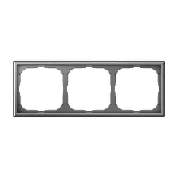 Рамка 3-постовая ArtGallery, универсальная Systeme Electric Сталь GAL000903 Рамка 3-постовая ArtGallery, универсальная Systeme Electric Сталь GAL000903