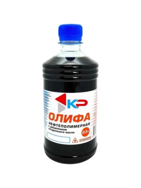 Олифа нефтеполимерная с добавлением натурального масла КР 0,5л 4610044290488