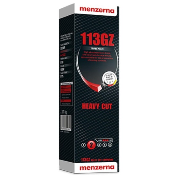 Паста полировальная твердая Menzerna 113 NG Tripel Paste Prepolish 1,1кг, / 06011.056.001