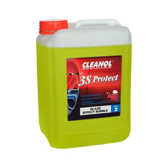 Автошампунь для бесконтактной мойки Cleanol 3S Protect Step 2 Glaze Effect Bubble, канистра 5кг 5/0005 Автошампунь для бесконтактной мойки Cleanol 3S Protect Step 2 Glaze Effect Bubble, канистра 5кг 5/0005