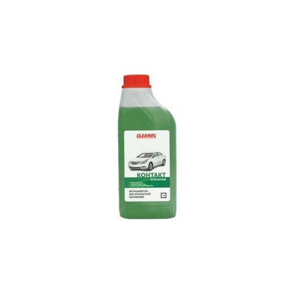 Автошампунь для бесконтактной мойки Cleanol Контакт канистра, 1 л 1/0101