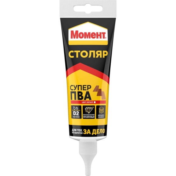 Клей МОМЕНТ Столяр super pva, 125 г 3040160 Клей МОМЕНТ Столяр super pva, 125 г 3040160